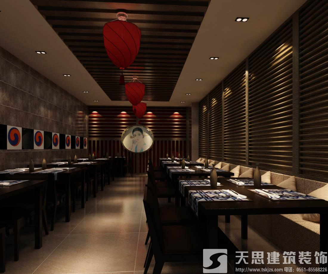 韓式烤肉店裝修設(shè)計 盡顯異域風情