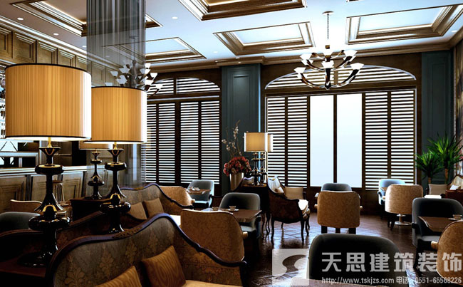 咖啡店裝修設計與環(huán)境融為一體